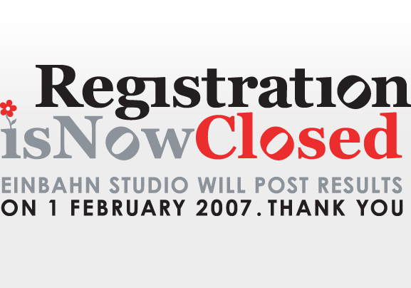 Registration is Now Closed
